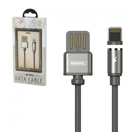 USB кабель Remax Gravity Lightning RC- 095 с магнитным штекером  оптом-4