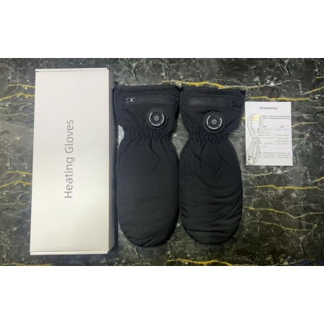 Ветрозащитные, зимние варежки Heating Gloves Winter с подогревом, 3 режима-7