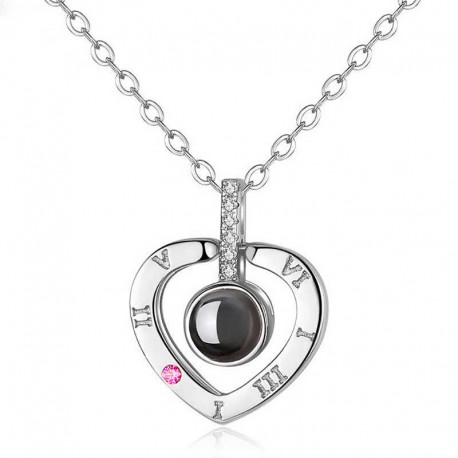 Кулон I Love You на 100 языках мира Сердце  оптом-2