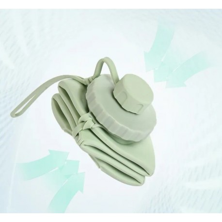 Складная силиконовая бутылка для воды спортивная 600 мл  оптом-5