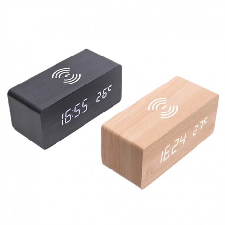 Цифровые часы-будильник с функцией измерения температуры  оптом