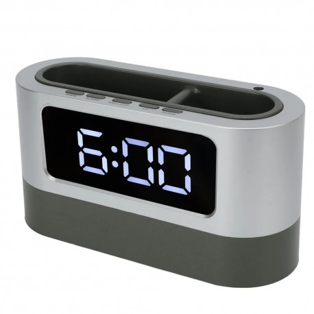 Электронные часы-будильник с подставкой LL-038 с органайзером, календарем  оптом-3
