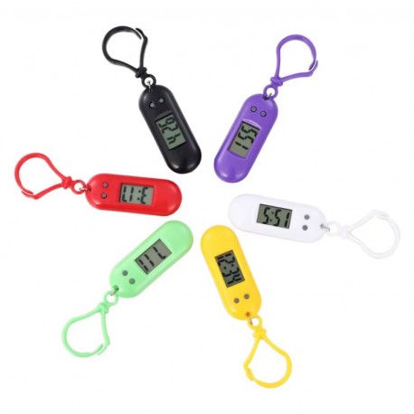 Карманные цифровые электронные часы-брелок  оптом