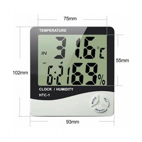 Метеостанция HTC-1 с измерением температуры и влажности воздуха  оптом-2