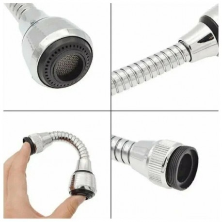 Универсальный гибкий кран-насадка аэратор для воды Turbo Flex 360  оптом-6