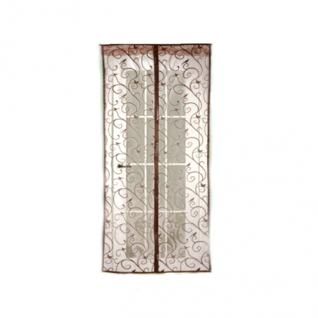 Москитная сетка для двери на магнитах Узоры и птицы 100х210 см  оптом