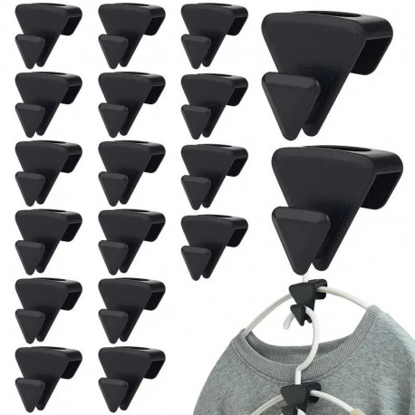 Набор крючков уголков для вешалки каскадом 12 шт EXTRA SPACE TRIANGLES  оптом-4