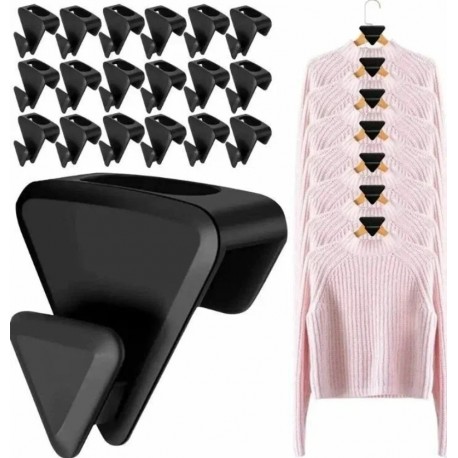 Набор крючков уголков для вешалки каскадом 12 шт EXTRA SPACE TRIANGLES  оптом-5