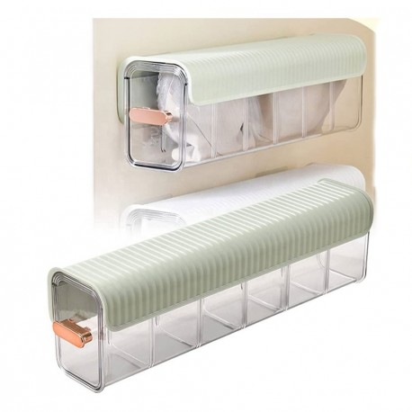 Выдвижной Органайзер для вещей настенный 6 секций  оптом-1