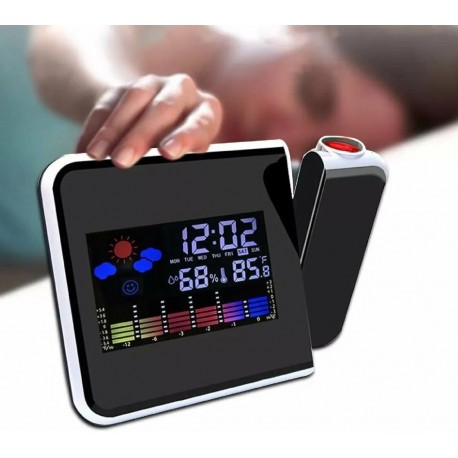 Часы с проекцией и метеостанцией DS-8190  оптом-4