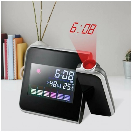 Часы с проекцией и метеостанцией DS-8190  оптом-6