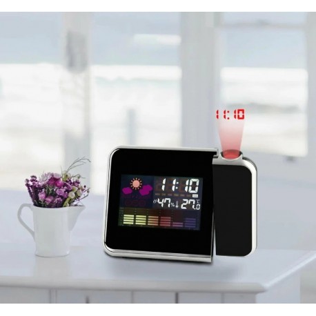 Часы с проекцией и метеостанцией DS-8190  оптом-7