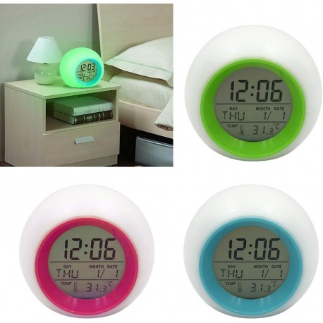 Электронные часы-будильник Color Change  оптом-3