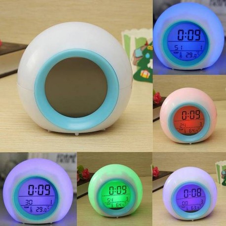 Электронные часы-будильник Color Change  оптом-4