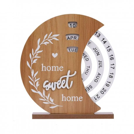 Декоративный деревянный творческий календарь 20 х 18 см  оптом