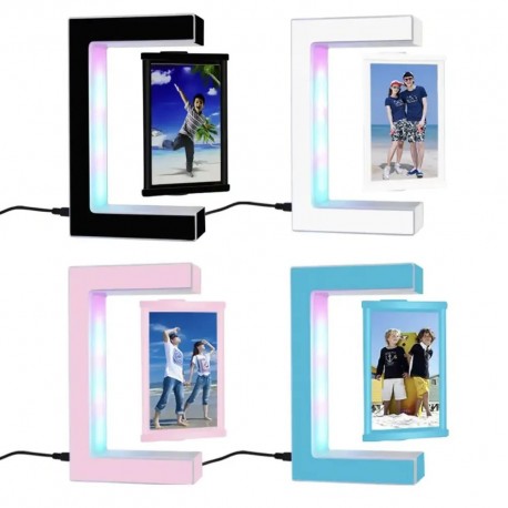 Левитационная фоторамка-ночник ТРЕУГОЛЬНИК, 3 фото  оптом