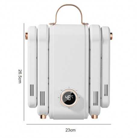 Сушилка для обуви на 2 пары с цифровым дисплеем, белая  оптом-1