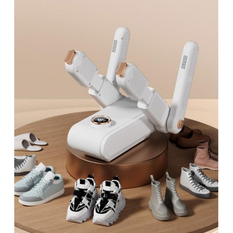 Сушилка для обуви на 2 пары с цифровым дисплеем, белая  оптом-4
