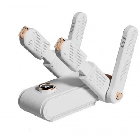 Сушилка для обуви на 2 пары с цифровым дисплеем, белая  оптом