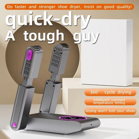 Термостатическая электрическая сушилка для обуви для 1 пары с цифровым дисплеем  оптом-6