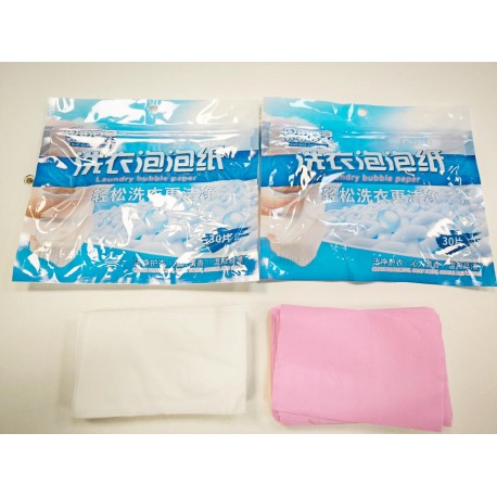 Пластины для стирки белья Laundry Bubble Paper 30 шт  оптом-1