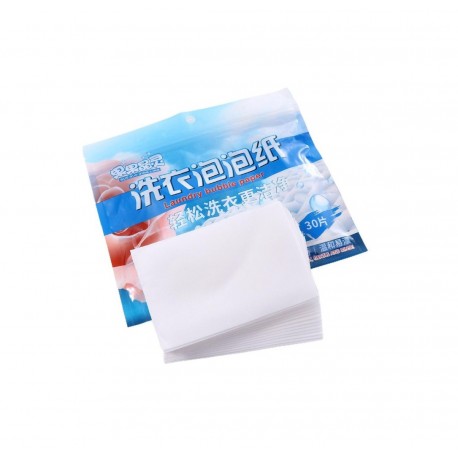 Пластины для стирки белья Laundry Bubble Paper 30 шт  оптом