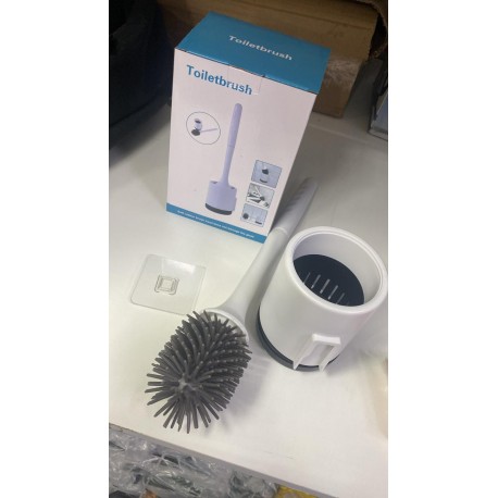 Напольно-настенный ершик для унитаза силиконовый  оптом-5