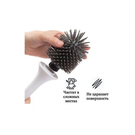 Напольно-настенный ершик для унитаза силиконовый  оптом-3