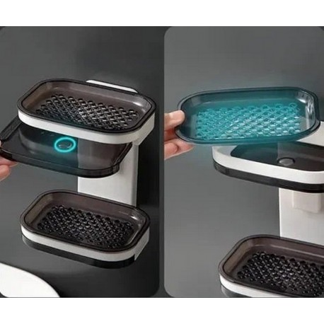 Настенная двойная мыльница для ванной MOUNTED SOAP BOX  оптом-2