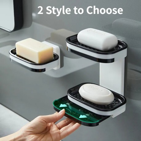 Настенная двойная мыльница для ванной MOUNTED SOAP BOX  оптом-6