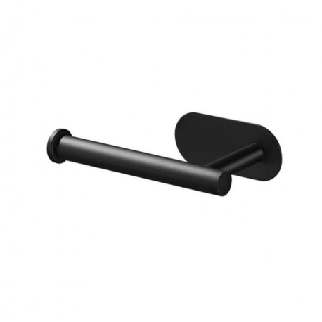 Держатель для туалетной бумаги из нержавеющей стали, черный  оптом-1