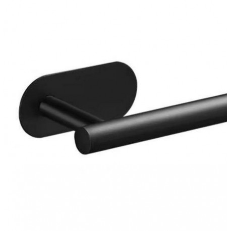 Держатель для туалетной бумаги из нержавеющей стали, черный  оптом-2