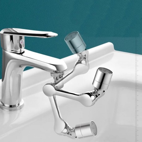 Фильтр-насадка-аэратор на кран для экономии воды(пластик), поворот на 1080 градусов  оптом-4