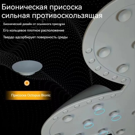 Силиконовый противоскользящий массажный коврик для ванной комнаты  оптом-3