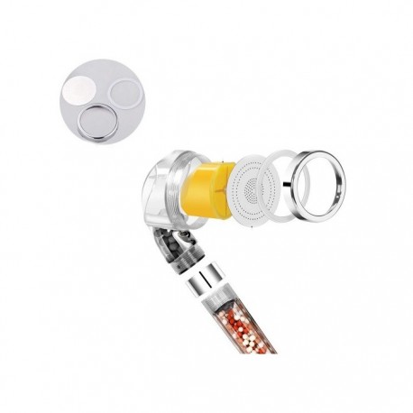 Лейка для душа с фильтром 2 в 1 турмалин и ароматерапия  оптом-3