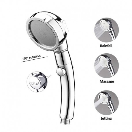 Лейка для душа с тремя режимами, хром  оптом-2