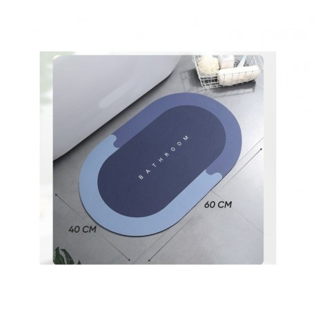 Быстросохнущий противоскользящий коврик для ванной и туалета 40х60 см  оптом-7