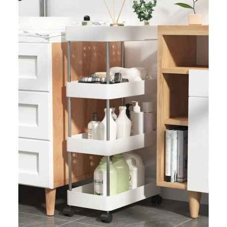 Этажерка для ванной на колесиках Progres Chop 4 секции  оптом-7