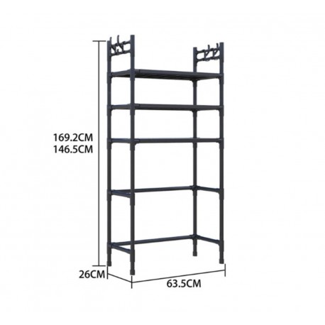Полка-стеллаж над стиральной машиной, 3 яруса  оптом-2