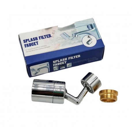 Насадка аэратор на кран с брызговым фильтром выпуск воды на 720 градусов  оптом