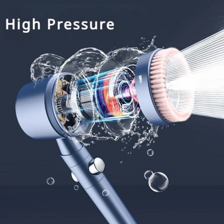 Душевая лейка массажная высокого давления, с фильтром, 5 режимов  оптом-7