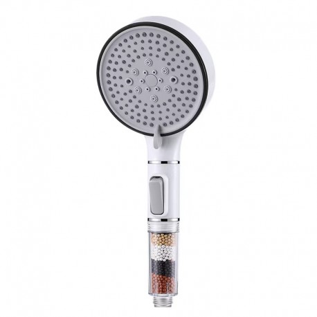 Насадка для душа высокого давления с дождевой насадкой 12 см, 5 режимов  оптом