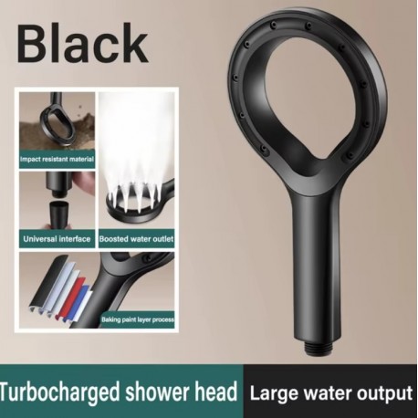 Насадка для душа высокого давления, в форме сердца  оптом-5