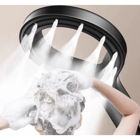 Насадка для душа высокого давления, в форме сердца  оптом-6