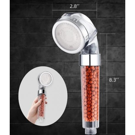 Насадка-фильтр для душа, с spa-эффектом, 3 режима, регулируемая  оптом-4