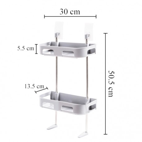Полка для ванной, стеллаж для хранения  оптом-3