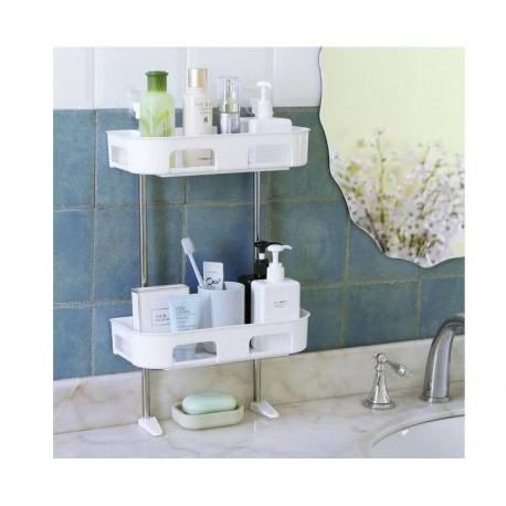 Полка для ванной, стеллаж для хранения  оптом-6