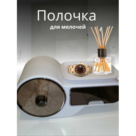 Держатель настенный WALL-HANGING WATERPROOF TISSUE IBOX для туалетной бумаги с полкой-4