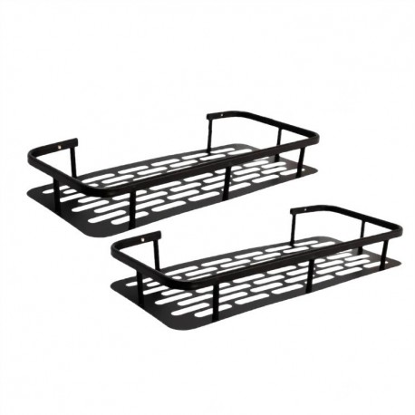 Настенная металлическая полка PUNCH FREE SPACE ALUMINUM для ванной комнаты 1 полка  оптом-1