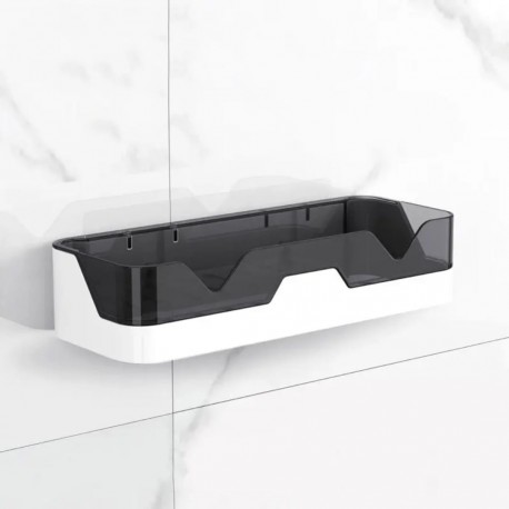 Пластиковая полка самоклеящимся для ванной  оптом-5